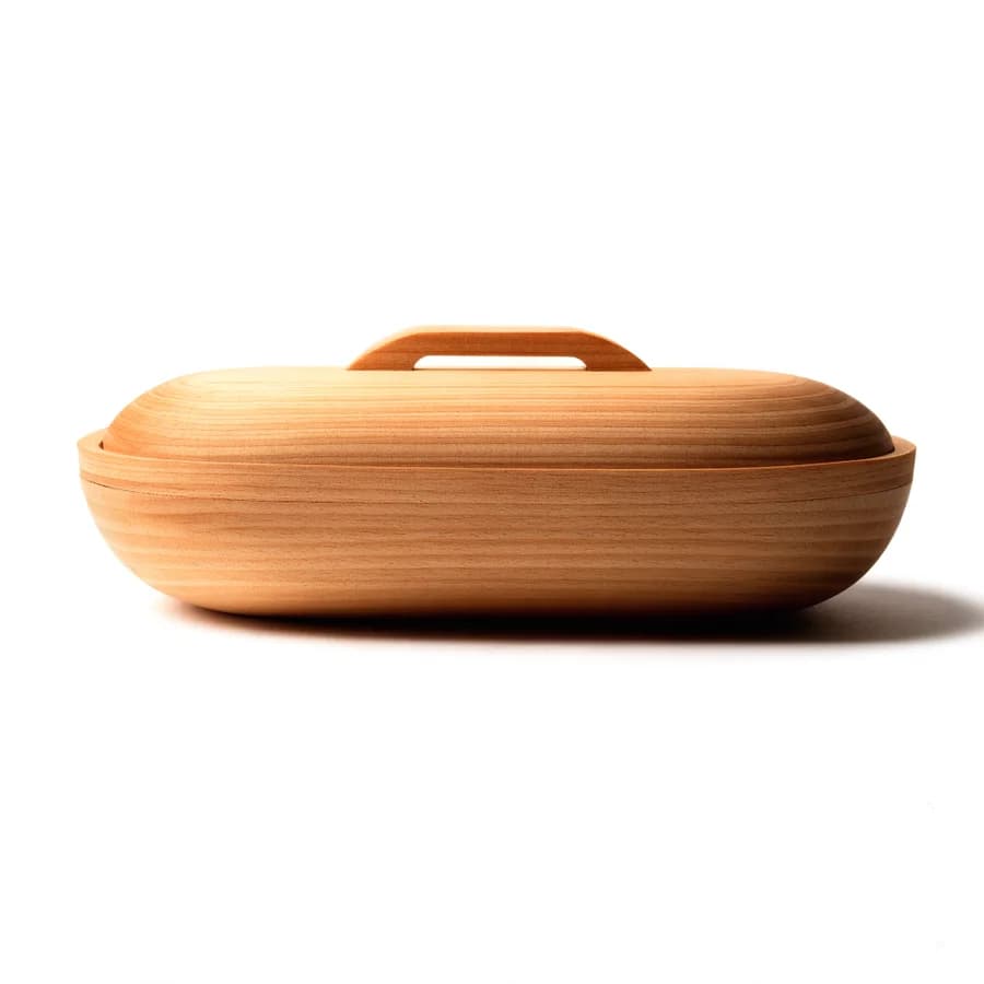 Coffret bento en bois Magewappa