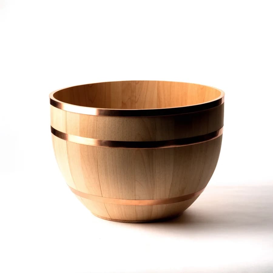 Seau de bain Hinoki